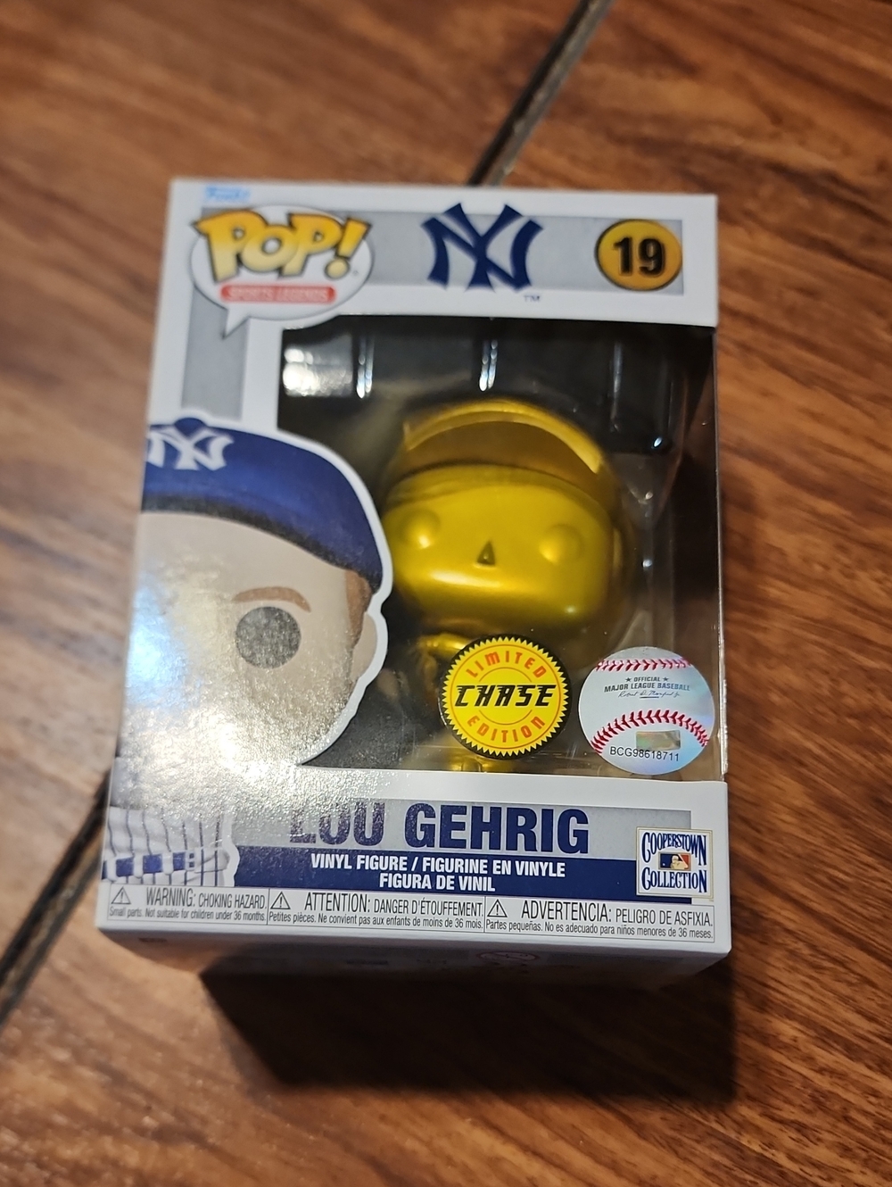Funko Gold Lou Gehrig Chase Vinyl Figure